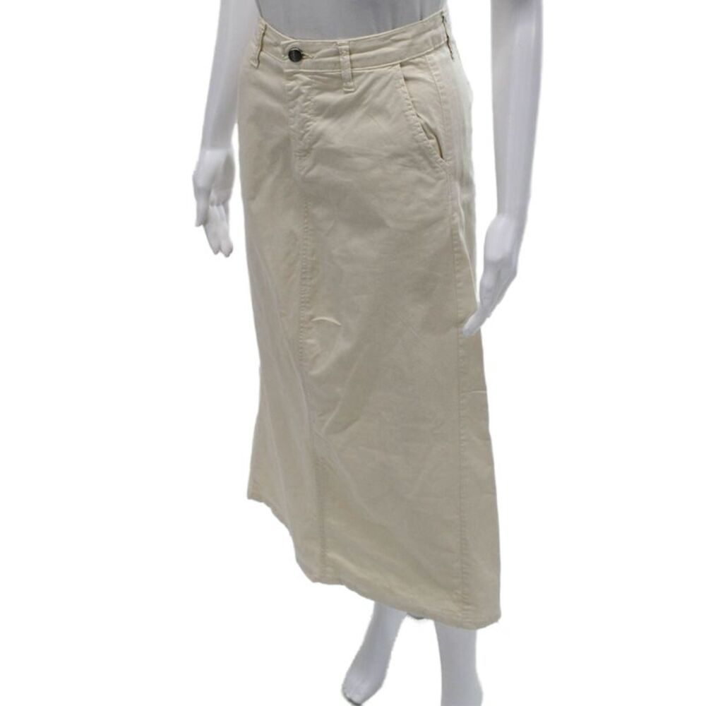 Heartless Jeans Women Straight Pencil Skirt Beige Knee Cotton Size XS - Picture 2 of 6